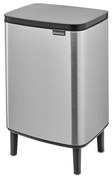 Brabantia 1006650 Κάδος Απορριμμάτων Bo Small Hi 12L, Matt Steel Fingerprint Proof