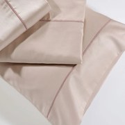 Σεντόνι S250/11 Με Λάστιχο Pudra Down Town King Size 100% Cotton Satin