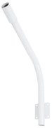 GloboStar® 90229 Μεταλλική Βάση Στήριξης CURVED M62cm x Φ60mm για Φωτιστικά Δρόμου Street Lights με Διάμετρο Βάσης Φ60mm