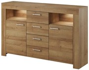 Μπουφές Riviera -Καφέ - 155.00Χ40.00Χ96.00cm