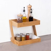 Ραφιέρα Οργάνωσης Κουζίνας (31.5x22.5x26) F-V Tray Organizer Bamboo 169186