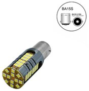 LED Μονοπολική Λάμπα 1156-BA15S 12V 60 SMD Canbus σε Ψυχρό Λευκό Φωτισμό W15885