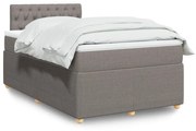 ΚΡΕΒΑΤΙ BOXSPRING ΜΕ ΣΤΡΩΜΑ TAUPE 120X200 ΕΚ. ΥΦΑΣΜΑΤΙΝΟ 3287434