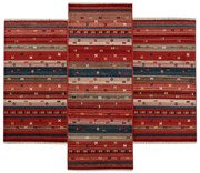 Χαλιά Κρεβατοκάμαρας (Σετ 3τμχ) Polcarpet Kazak Oriental 724 Bordo Rose