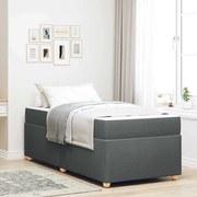 vidaXL Σκελετός Κρεβατιού Σκούρο γκρι 80 x 200 cm Πολυεστέρας