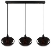 Φωτιστικό Οροφής - Ράγα Smoked 892OPV1886 97x97x120cm 3xE27 40W Black Opviq