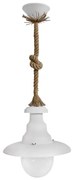 Φωτιστικό Οροφής Μονόφωτο Heronia Pyrofani 31-0521 Rope/White