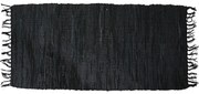Δερμάτινο Χαλάκι (70x140) San Lorentzo Flat Black