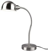 Φωτιστικό Επιτραπέζιο Perry 504900107 16x46cm 1xE27 10W Nickel Trio Lighting