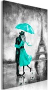 Πίνακας - Paris Fog (1 Part) Vertical Green - 40x60