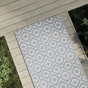 vidaXL Χαλί εξωτερικού χώρου ARAKIL γκρι 80x250 cm PP