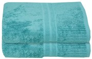 Πετσέτα Modal 5 Aqua Blue Anna Riska Προσώπου 50x100cm Βαμβάκι-Φυσική Ίνα