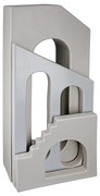 Βάζο ArteLibre Οίκος Γκρι Κεραμικό 14.5x8x35cm-05160943