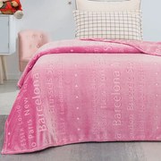Beauty Home Κουβέρτα μονή φωσφορίζουσα Flash Art 6134 160x220 Ροζ