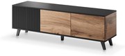 RANDOM RTV-1 TV-stand, color: wotan oak/black DIOMMI V-PL-RANDOM-RTV-1