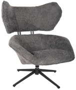 Intrahome ΠΟΛΥΘΡΟΝΑ ΠΕΡΙΣΤΡΕΦΟΜΕΝΗ KUCASABLANCALCASABLANCA_LUMPURRYLL .01 ΓΚΡΙ ΜΠΟΥΚΛΕ-ΜΑΥΡΗ ΒΑΣΗ 86x90x97Υεκ. intraho-1636709