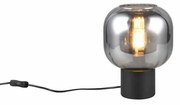 Φωτιστικό Επιτραπέζιο Diva 519800132 20x26cm 1xE27 40W Chrome-Black Trio Lighting