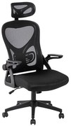 Πολυθρόνα Γραφείου A8980 01.0380 59x63x46-113/56-122cm Black Zita Plus