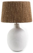 Επιτραπέζιο Φωτιστικό Fajra Seagrass White Beige (37x37x64) Soulworks 0880008