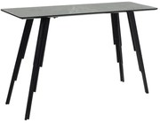 Κονσόλα Lifo pakoworld MDF ανθρακί cement-μαύρο 120x40x75εκ