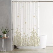 Κουρτίνα Μπάνιου Μπάρι White Viopros 180Πx180Υ 180x180cm Πολυέστερ