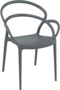 Πολυθρόνα Mila Dark Grey