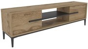 Έπιπλο Τηλεόρασης Eslem 875ZNA4595 120x29,6x43,6cm Oak-Black
