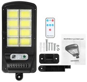 Ηλιακό φωτιστικό 160 LED COB με αισθητήρα κίνησης και χειριστήριο