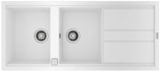 TEKA NOVA 80 B-TG 2B 1D  Ένθετος Γρανιτένιος νεροχύτης artic White Μ116xΠ51εκ