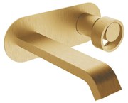 Μπαταρία Νιπτήρα Εντοιχισμού Armando Vicario Halo Gold Brushed 515045-201