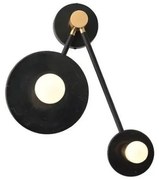 Απλίκα Φωτιστικό Τοίχου με μαύρο μάρμαρο CLOCK OD742W74BM ACA-OD742W74BM-Μαύρο OD742W74BM
