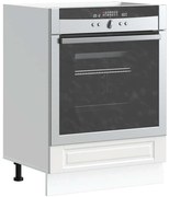 vidaXL Ντουλάπι φούρνου Porto Λευκό Επεξεργασμένο ξύλο