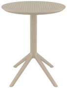 SKY TAUPE Φ60X74εκ. ΤΡΑΠΕΖΙ ΠΤΥΣ/ΝΟ ΠΟΛ/ΝΙΟΥ