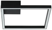 Απλίκα Φωτιστικό Τοίχου 32x32cm LED 15W IP20 3000K Zambelis-2029-Μαύρο 2029