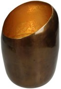 Κηροπήγιο ArteLibre Μπρονζέ Αλουμίνιο 13.5x13.5x20cm