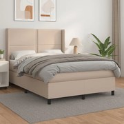 ΚΡΕΒΑΤΙ BOXSPRING ΜΕ ΣΤΡΩΜΑ ΚΑΠΟΥΤΣΙΝΟ 140X190ΕΚ.ΑΠΟ ΣΥΝΘ.ΔΕΡΜΑ 3132440