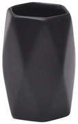 Ποτήρι Μπάνιου Πολύγωνο 06.6180103 Black Ceramic