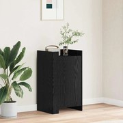 vidaXL Γραφείο Μαύρη Οξυά 45 x 35 x 75 εκ Επεξεργασμένο ξύλο