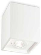 Φωτιστικό Οροφής - Spot Oak Square 150468 13,5x16cm GU10 max 35W White Ideal Lux