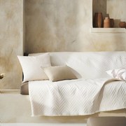 Ριχτάρι Πολυθρόνας (180x180) Gofis Home Ori Bone Beige 401/05