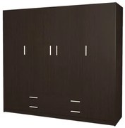 Intrahome Ντουλάπα τετράφυλλη σε βέγγε χρώμα 200x60x180 Intrahomesa-00652478