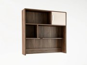 Intrahome Εταζέρα σε χρώμα καρυδί-εκρού 100x30x100 Intrahomesa-00652312