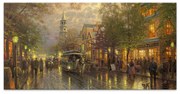 Πίνακας σε καμβά "Wet Streets" Megapap ψηφιακής εκτύπωσης 140x70x3εκ.-GP033-0156