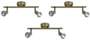 Φωτιστικό Οροφής - Σποτ SE 140-BR2 (x3) Saba Packet Bronze adjustable spotlight+ - 51W - 100W - 77-8838