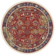 Χαλί Sonia 9937/301220 Round Beige-Red New Plan 160X160 Round