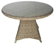 Bliumi  Τραπέζι Κήπου Στρογγυλό Wicker Φ108x75cm Bliumi Santa BEST-21234144