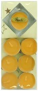 Set/7 Αρωματικά Κεριά Ρεσώ με Γυάλινη Βάση 236911 Peach