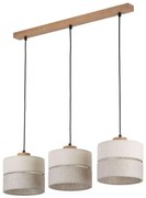 Φωτιστικό Οροφής - Ράγα Eco 5771 3xΕ27 15W 77x80cm Beige TK Lighting