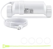 VEVOR Salt Water Chlorinator System W3T-Cell-15 for In-Ground Pool 40000 Gallons