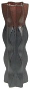 Κηροπήγιο Κεραμικό 003-223-079 14,5x14x46,5cm Grey-Brown Ceramic